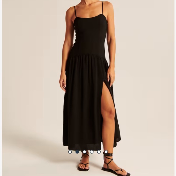 NWTS Abercrombie Drop Waist maxi dress - Picture 1 of 6